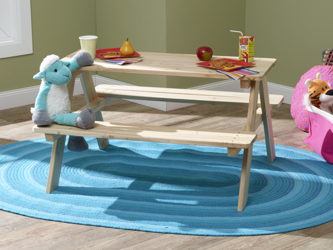 Atlantic Outdoor Kid's Wood Picnic Table & Reviews Wayfair